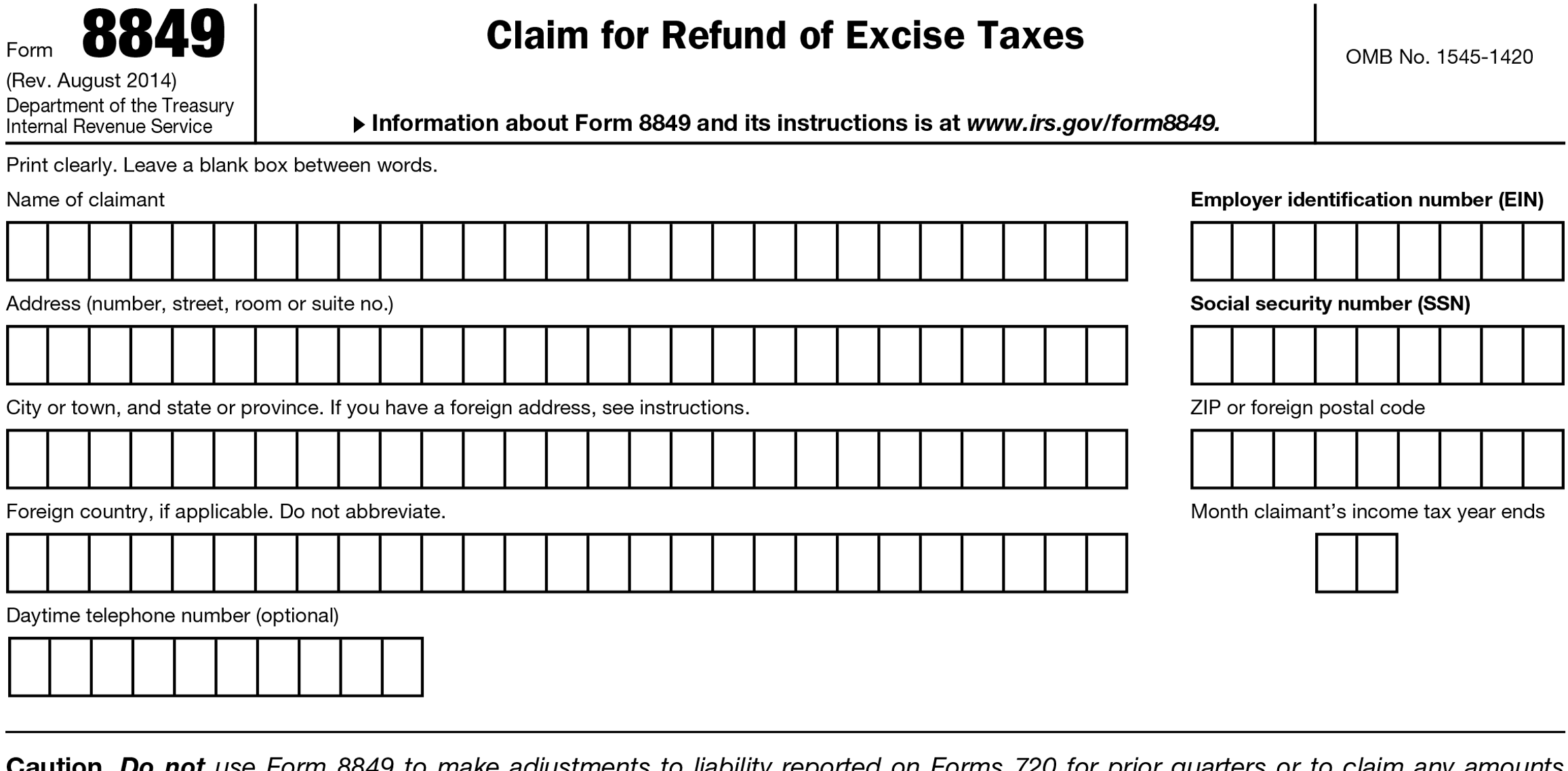 Form 2290 Schedule 1 - Information Required